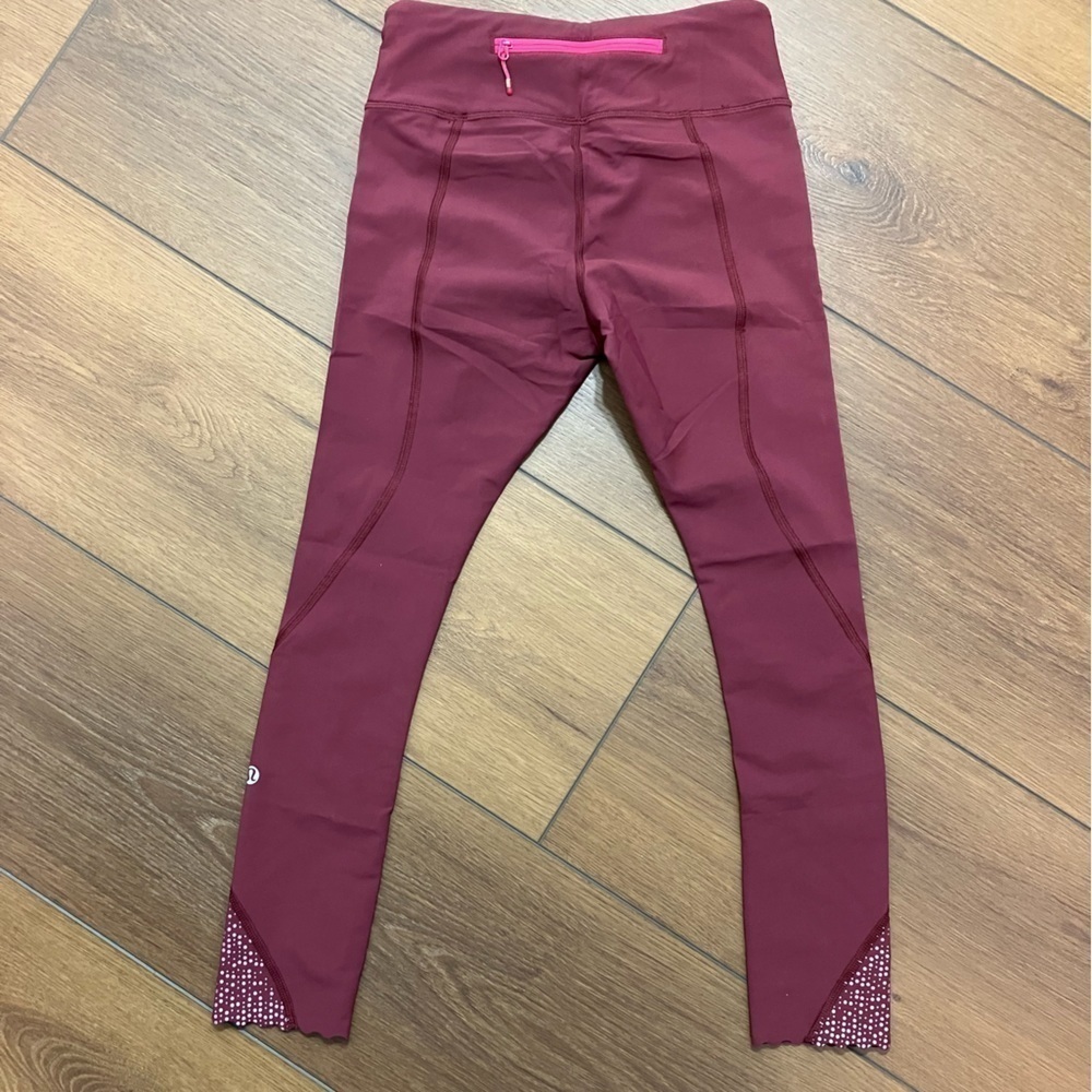 Lululemon EUC Wine Berry/BonBon Tight Stuff Legging (Size 4) - Picture 6 of 8